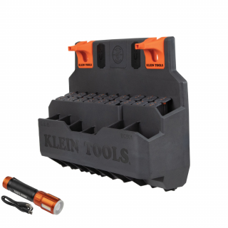 Klein Tools Hard Tool Storage Module for Klein Bucket Work Center with Free Flashlight
